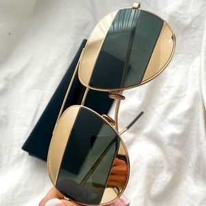 Dior Split Gold Sunglasses